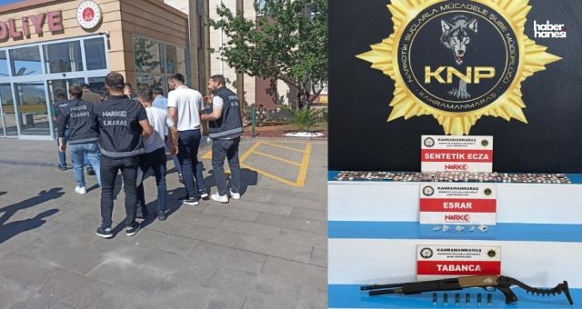 Kahramanmaraş’ta Zehir Tacirlerine Darbe: 13 Tutuklama!
