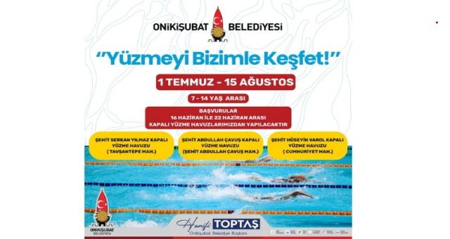 Onikişubat’ta Yüzme Seferberliği: Yeni Kurslara Kayıtlar Başlıyor!