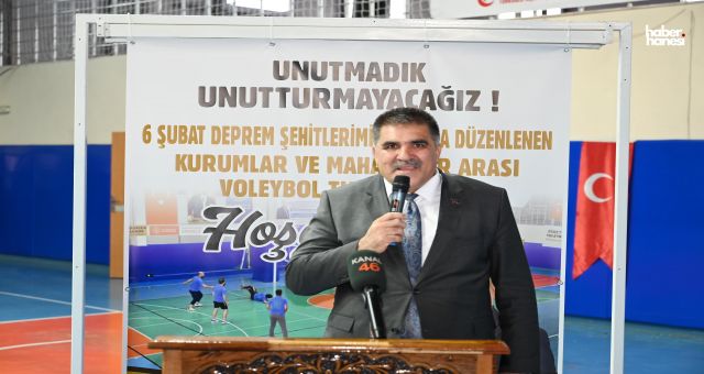 Türkoğlu’nda 6 Şubat Şehitleri İçin Voleybol Turnuvası Başladı