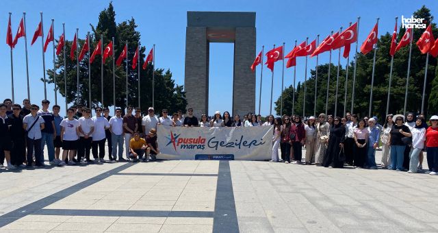 Çanakkale Ruhu Gençlerle Buluştu: Pusula Maraş Gezileri Devam Ediyor