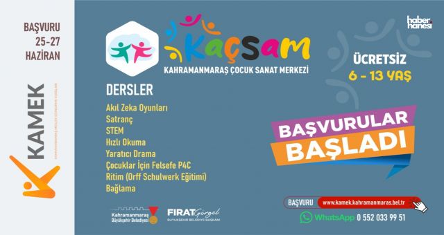 Çocuklara Yaz Tatilinde Hem Eğlence Hem Eğitim KAÇSAM’da!