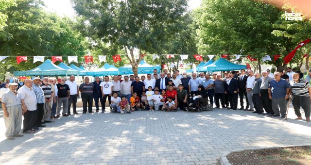 Dulkadiroğlu Parkı Hizmete Açıldı, Mahalle Toplantısına Ev Sahipliği Yaptı