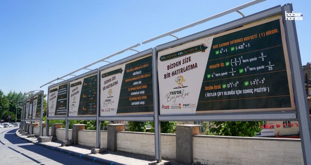 Kahramanmaraş’ta Açık Hava Panoları YKS’ye Hazırlık İçin Donatıldı