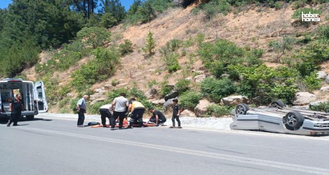 Kahramanmaraş’ta Otomobil Devrildi: 2 Yaralı