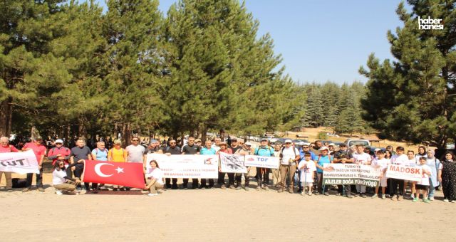 Kahramanmaraş’ta 15 Temmuz Şehitleri İçin Dağ Yürüyüşü Düzenlendi