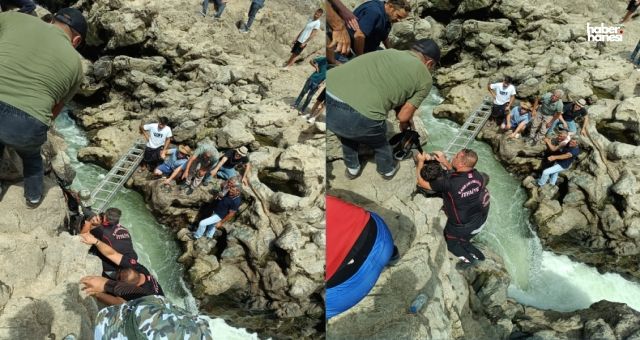 Kahramanmaraş’ta Nehre Düşen Gençler Hayata Tutundu!