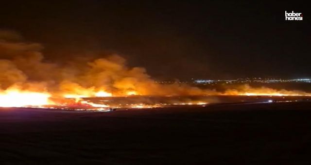 Kahramanmaraş’ta Yangın Alarmı! Rüzgar Alevleri Büyüttü
