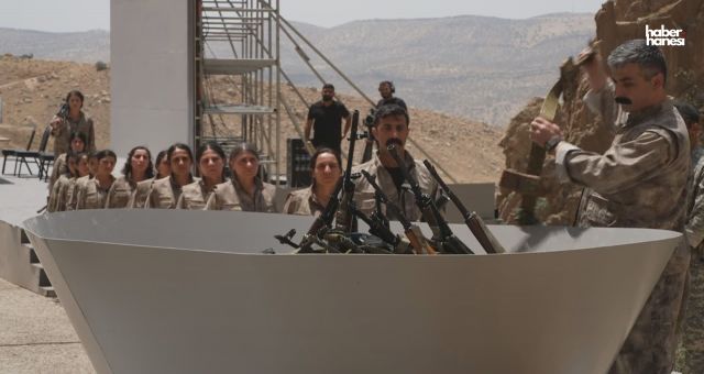 PKK Silah Bıraktı: Törende Kahramanmaraşlı Kadın Terörist de Yer Aldı