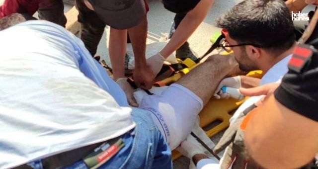 Kahramanmaraş’ta İnşaatta Kan Donduran Kaza: Demir Çubuk İşçiyi Yaraladı