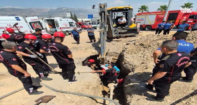 Kahramanmaraş’ta Kazı Çalışmasında Göçük: İşçi Yaralı Kurtarıldı