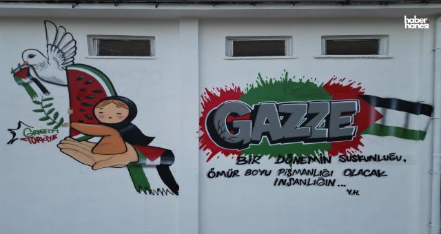 Onikişubat Belediyesi’nden Sanatla Direniş: Trafolar Gazzeli Çocuklar İçin Konuşuyor