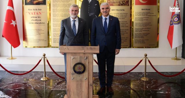 Başkan Görgel’den Emniyet Müdürü Hasan Yiğit’e Hayırlı Olsun Ziyareti