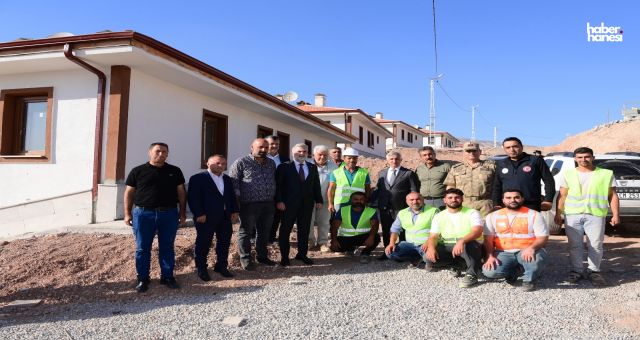 Görgel ve Ünlüer, Dulkadiroğlu Kırsalında Yapımı Süren Köy Evlerini Yerinde İnceledi