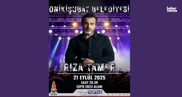 Kahramanmaraşlı Sanatçı Rıza Tamer, EXPO'da Konser Verecek!