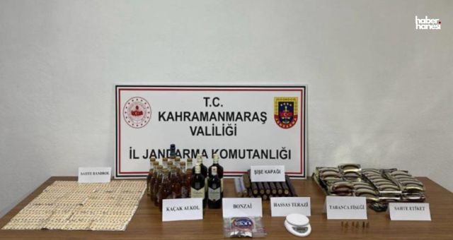 Kahramanmaraş’ta 14 Litre Kaçak Alkol Ele Geçirildi