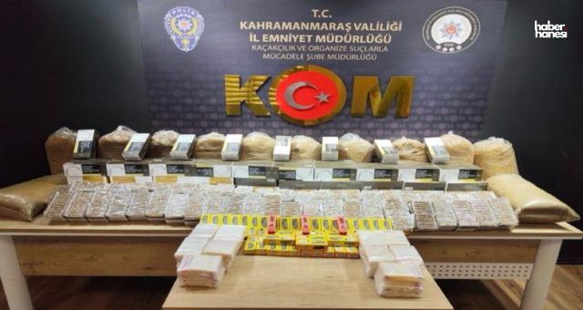 Kahramanmaraş’ta Kaçak Sigara Atölyesine Operasyon!