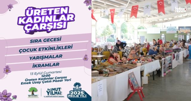 Şehitkamil’de Üreten Kadınlar Çarşısı Kapılarını Açıyor