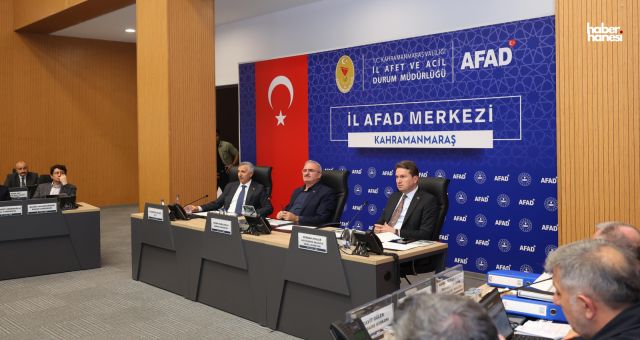 AFAD İl Koordinasyon Toplantısı’nda Kahramanmaraş'ın Geleceği Konuşuldu