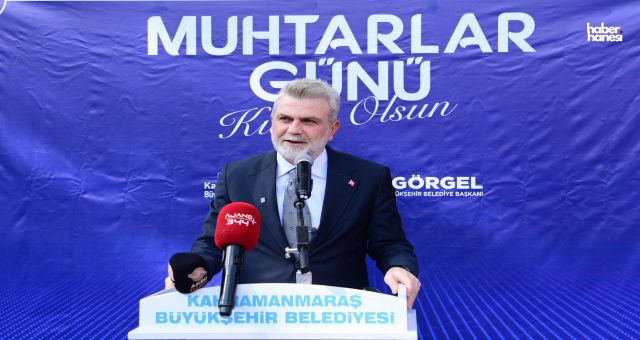Başkan Görgel: “Tüm Muhtarlarımızın 19 Ekim Muhtarlar Günü’nü Tebrik Ediyorum”