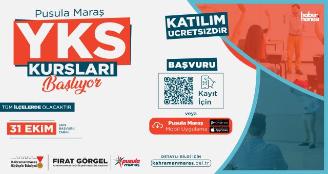 Kahramanmaraş Büyükşehir’den Üniversite Adaylarına Bir Destek Daha; 11 İlçede Ücretsiz YKS Kursu