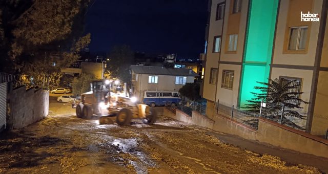 Kahramanmaraş Büyükşehir’den Yağış Sonrası Gece Boyu Yoğun Mesai