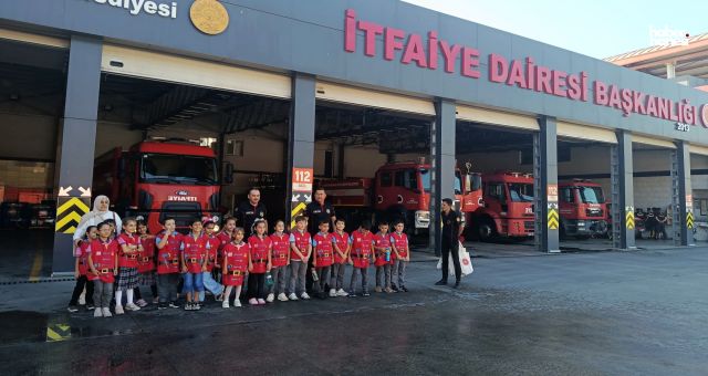 Kahramanmaraş İtfaiyesi, Minik Öğrencileri Ağırladı