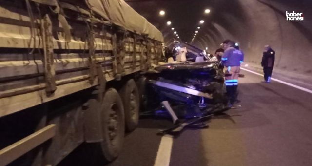 Kahramanmaraş-Kayseri Yolunda Kaza: Tıra Çarpan Araçta 1 Ölü
