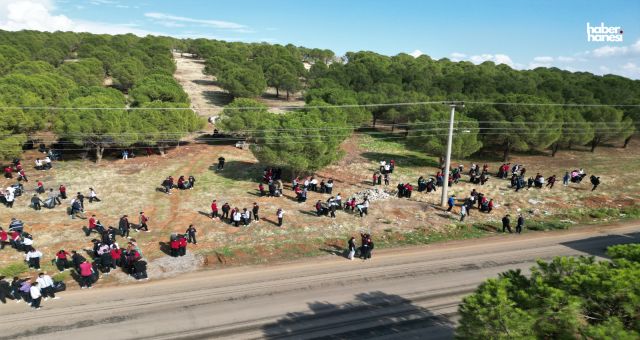Onikişubat Belediyesi’nden 300 öğrenciyle orman temizliği