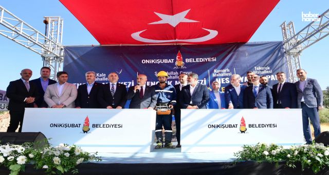 Onikişubat’ta tarihi gün: Bir günde 4 dev yatırımın temeli atıldı