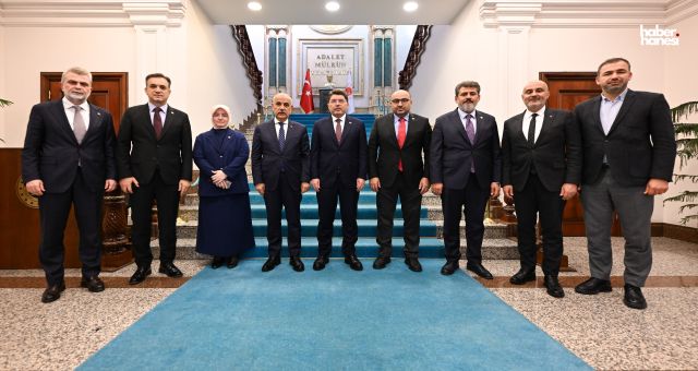 Başkan Görgel ve AK Parti Heyetinden Adalet Bakanı Tunç’a Ziyaret