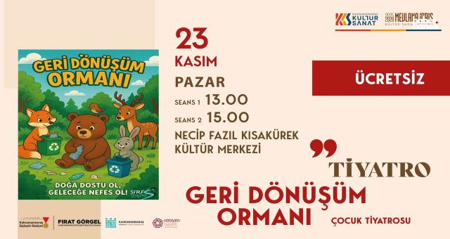 “Geri Dönüşüm Ormanı” 23 Kasım’da Miniklerle Buluşuyor