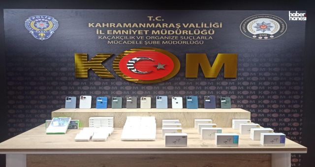 Kahramanmaraş Polisi 53 Kaçak Ürünü Ele Geçirdi