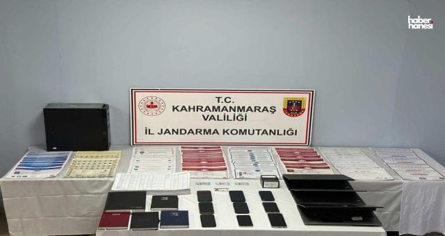 Kahramanmaraş 'ta Jandarmadan Sahtecilik ve Kaçakçılığa Eş Zamanlı Darbe