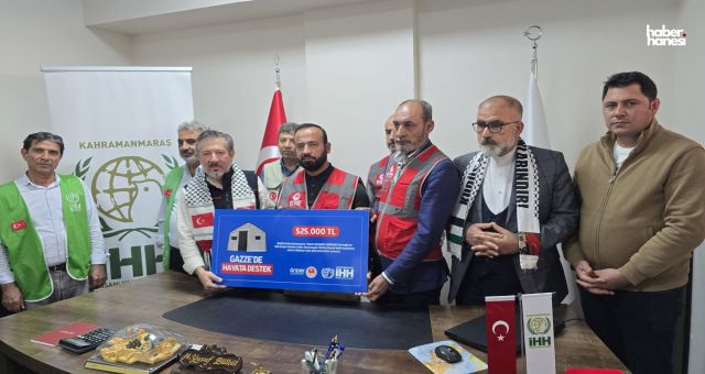 Kahramanmaraşlı İmam Hatipliler’den Gazze’ye Anlamlı Destek