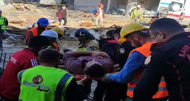 Kahramanmaraş’ta İnşaat Çöktü: Bir Kişi Yaralandı