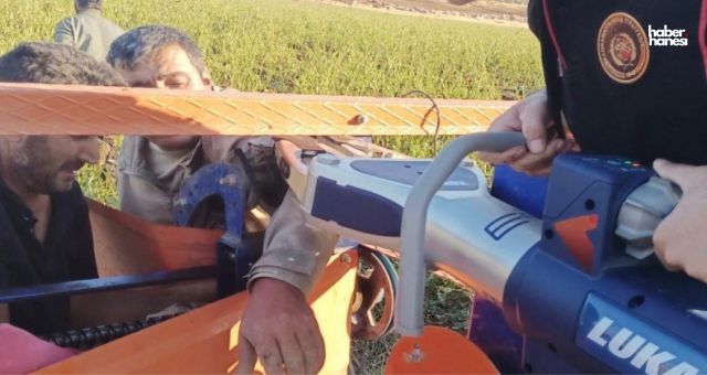 Kahramanmaraş’ta İş Kazası: Makinede Mahsur Kalan Vatandaş Kurtarıldı