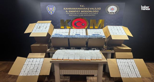 Kahramanmaraş’ta Kaçak Sigara Operasyonu: Binlerce Paket Ele Geçti