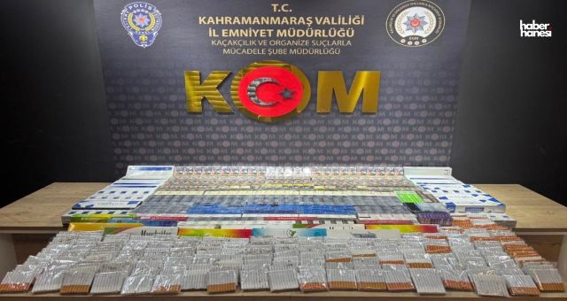 Kahramanmaraş’ta Kaçak Sigara ve Sahte Plaka Operasyonu: 4 Gözaltı