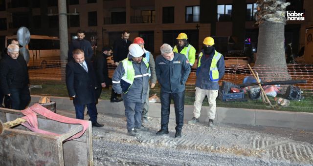Başkan Görgel, Şehir Merkezindeki Alt ve Üstyapı Çalışmalarını Yerinde İnceledi