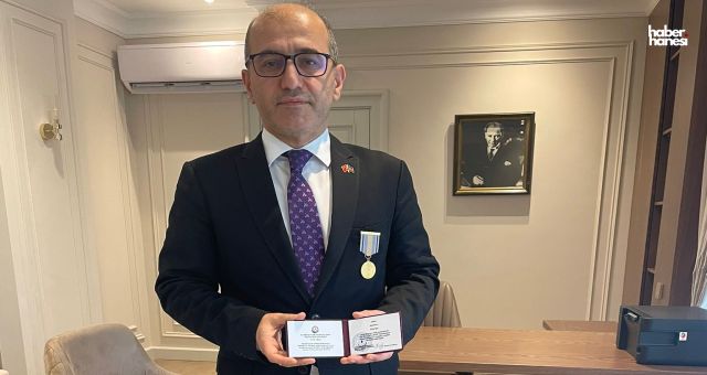Dr. Alptekin Cihangir İşbilir’e Azerbaycan’dan Prestijli Madalya
