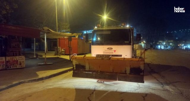 Kahramanmaraş Büyükşehir Kar ve Buzlanmaya Karşı Teyakkuzda