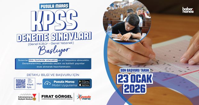 Kahramanmaraş Büyükşehir’den Gençlere Bir Destek Daha; KPSS Deneme Sınavlarına Başvurular Başladı