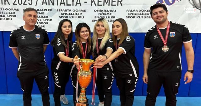 Kahramanmaraş Büyükşehir’in Kadın Goalball Takımı 1. Lig Şampiyonu