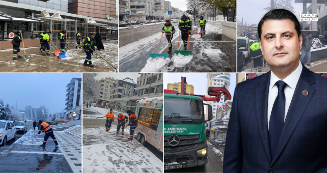 Şehitkamil’de Kar Alarmı: 750 Personel Gece Boyu Sahada Olacak