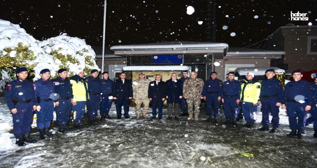 Görgel ve Ünlüer’den Yılın Son Saatlerinde Sahada Denetim ve Ziyaret