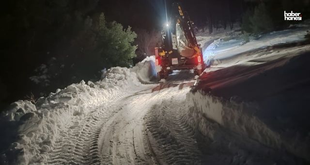 Kahramanmaraş Büyükşehir, Kırsalda da Karla Mücadelesini Kesintisiz Sürdürüyor