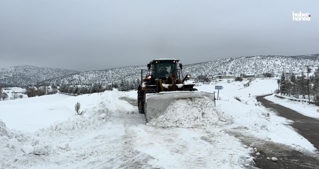 Kahramanmaraş Büyükşehir’den Nurhak’ta Kış Şartlarıyla Etkin Mücadele