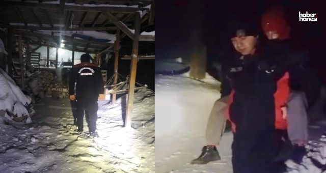 Kahramanmaraş’ta Hayat Kurtaran Müdahale: İtfaiye Hastayı Sırtında Taşıdı