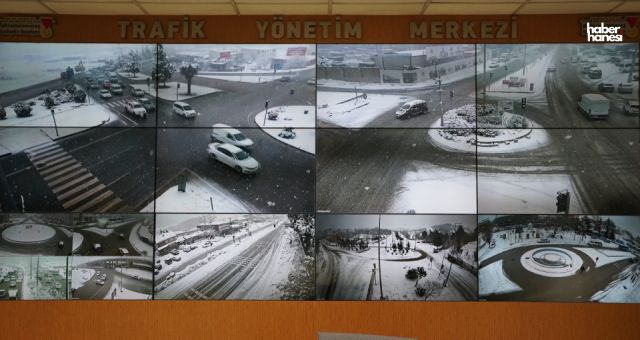 Kahramanmaraş’ta Kar Alarmı: Trafik 264 Kamerayla İzleniyor