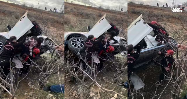 Kahramanmaraş’ta Kontrolden Çıkan Araç Zeytinliğe Savruldu